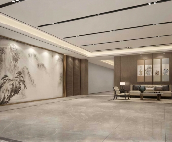 New Chinese Style Hallway-ID:888149023