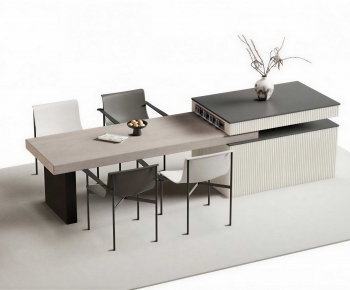 Modern Dining Table And Chairs-ID:472002033