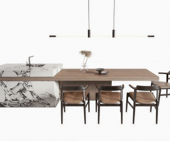 Modern Dining Table And Chairs-ID:130363945