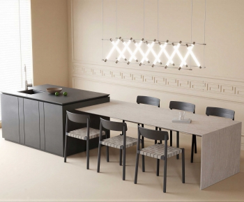 Modern Dining Table And Chairs-ID:724383123