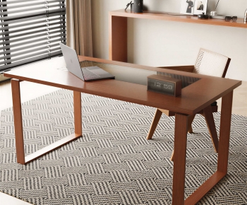 Modern Computer Desk And Chair-ID:135207894