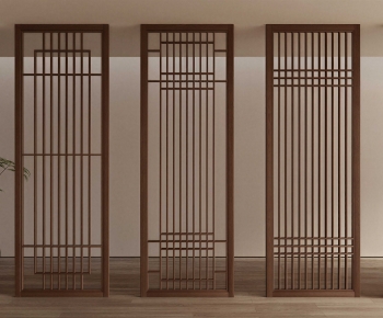 New Chinese Style Wooden Screen Partition-ID:779078018