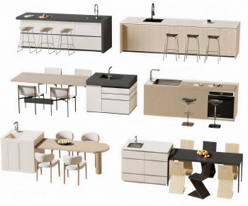 Modern Dining Table And Chairs-ID:698942907