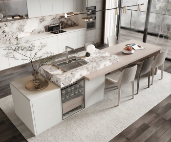 Modern Dining Table And Chairs-ID:882092005