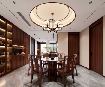 New Chinese Style Dining Room-ID:417159086