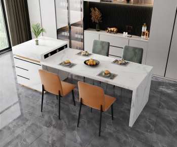 Modern Dining Table And Chairs-ID:259063014