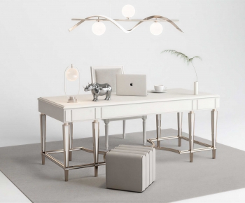 Modern Office Desk And Chair-ID:278491022