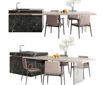 Modern Dining Table And Chairs-ID:212264066