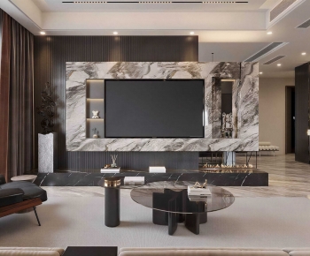 Modern A Living Room-ID:452874905