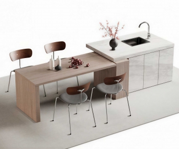 Modern Dining Table And Chairs-ID:791398057