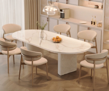 Modern Dining Table And Chairs-ID:991809488