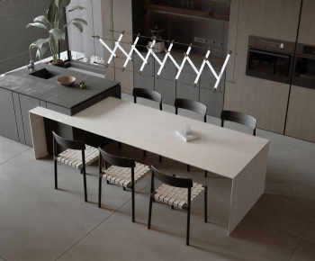 Modern Dining Table And Chairs-ID:127322917