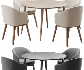 Modern Dining Table And Chairs-ID:151850945