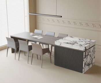 Modern Dining Table And Chairs-ID:412900922