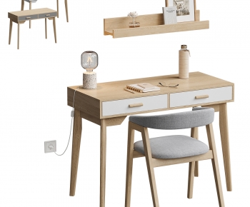 Modern Computer Desk And Chair-ID:939297913