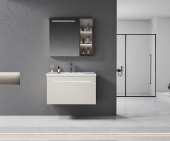 Modern Bathroom Cabinet-ID:141308073