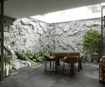 Modern Courtyard/landscape-ID:686026105