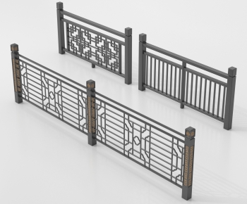 New Chinese Style Guardrail-ID:118424896