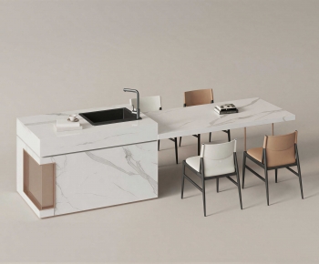 Modern Dining Table And Chairs-ID:631078005