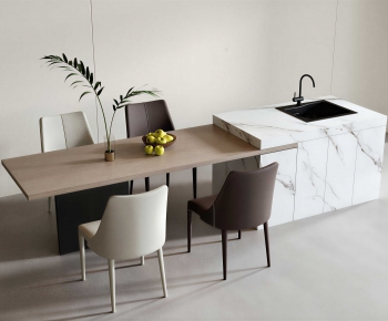 Modern Dining Table And Chairs-ID:723138098