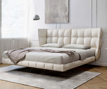 Modern Double Bed-ID:117647891