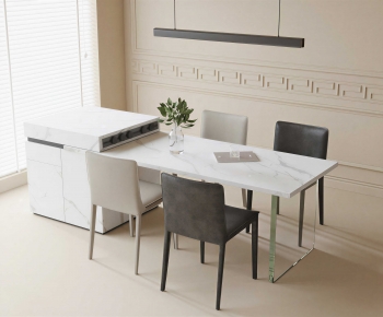 Modern Dining Table And Chairs-ID:838994032