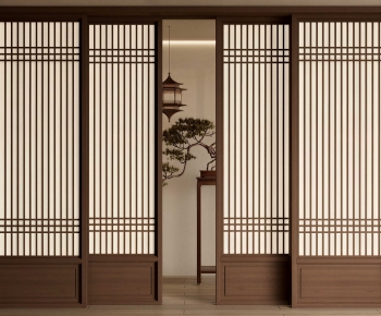 New Chinese Style Sliding Door-ID:722487932