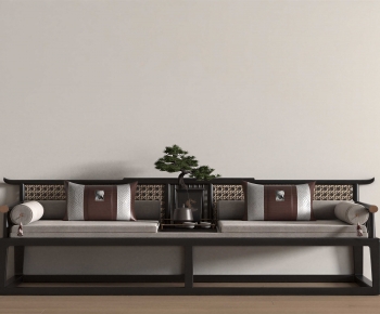 New Chinese Style A Sofa For Two-ID:622180941