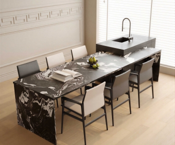 Modern Dining Table And Chairs-ID:627576114