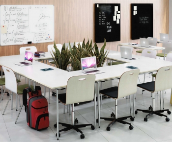 Modern Office Desk And Chair-ID:362320906