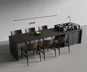 Modern Dining Table And Chairs-ID:961525923