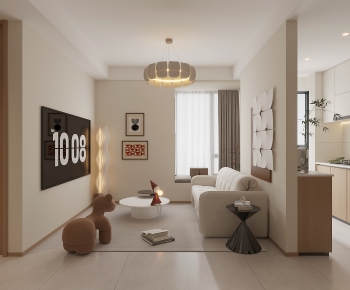 Modern A Living Room-ID:364442119