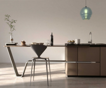 Modern Dining Table And Chairs-ID:105679045