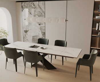 Modern Dining Table And Chairs-ID:165319475