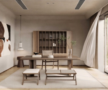 Wabi-sabi Style Study Space-ID:457339376