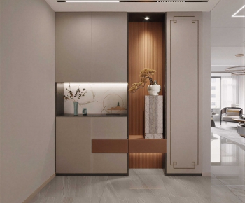 New Chinese Style Shoe Cabinet-ID:417301896