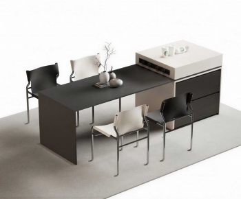Modern Dining Table And Chairs-ID:767574075