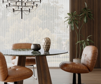 Modern Dining Table And Chairs-ID:573863983