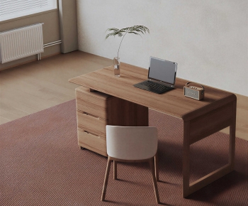 Modern Computer Desk And Chair-ID:754969168