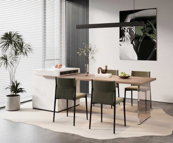 Modern Dining Table And Chairs-ID:418461087