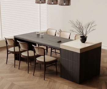 Modern Dining Table And Chairs-ID:834450964
