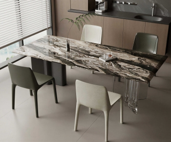 Modern Dining Table And Chairs-ID:849689011