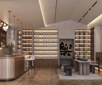 Wabi-sabi Style Tea Shop-ID:395046001