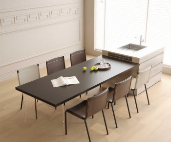 Modern Dining Table And Chairs-ID:755687003