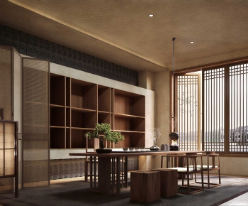 New Chinese Style Tea House-ID:680182937