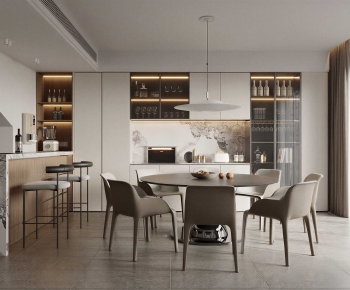 Modern Dining Room-ID:697276122