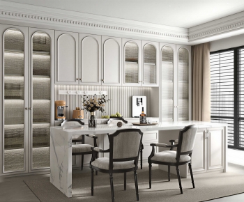 Simple European Style Dining Room-ID:407020097