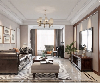 American Style A Living Room-ID:841312897