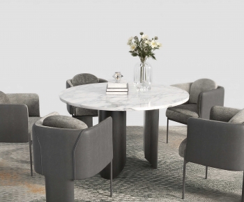 Modern Dining Table And Chairs-ID:877540164