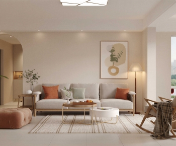 Modern A Living Room-ID:718604093